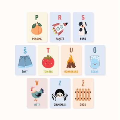 abc-3-100 Alfabēta mācību kartītes