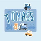 Asset 5-100 Personalizēta vārda lapa ''Mani transporti''