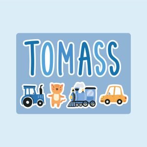 Personalizēta vārda lapa ''Mani transporti''