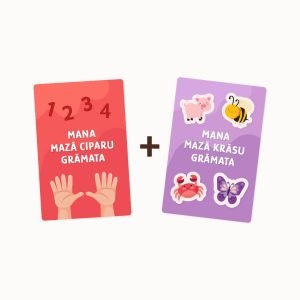 KOMPLEKTS: Krāsu un Ciparu grāmatas