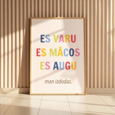 Plakāts: Man Izdodas