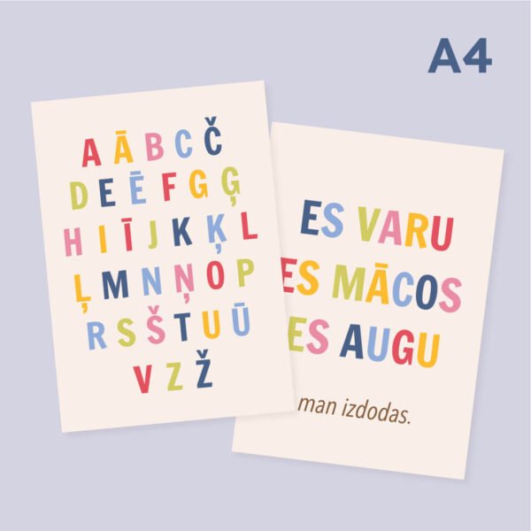 bilde-1 A4 Plakāta komplekti