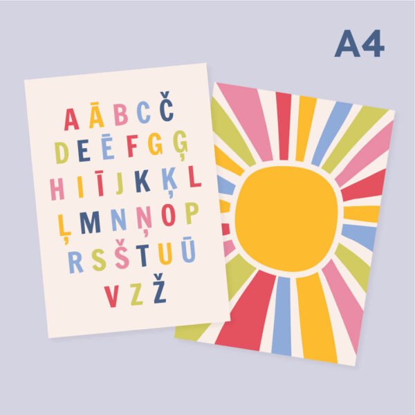 bilde-3 A4 Plakāta komplekti